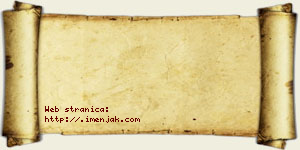 Jasna Dinić vizit kartica